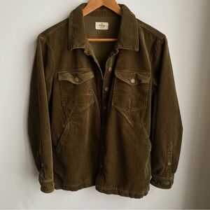 Marine Layer Carrie Corduroy Shirt Jacket Hemp Organic Cotton XS Oversized